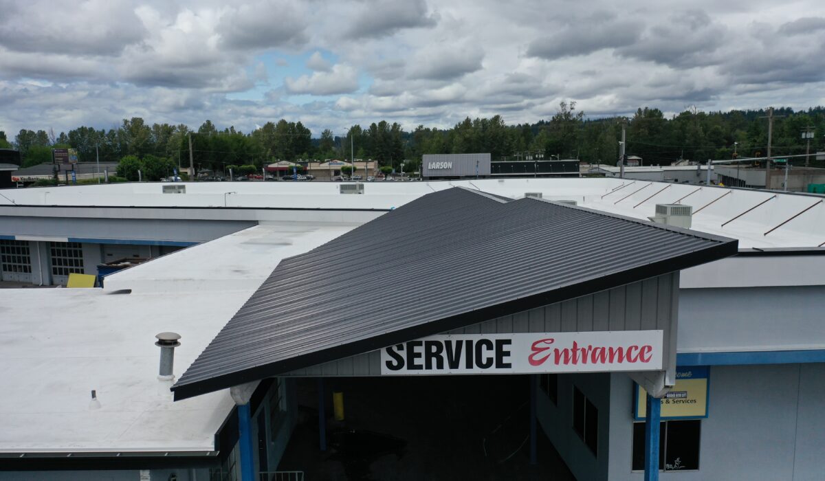 Washington Weather Shield commercial roof tear-off in Puyallup
