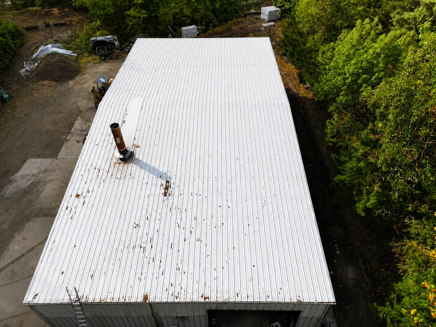 EPDM synthetic rubber commercial roof