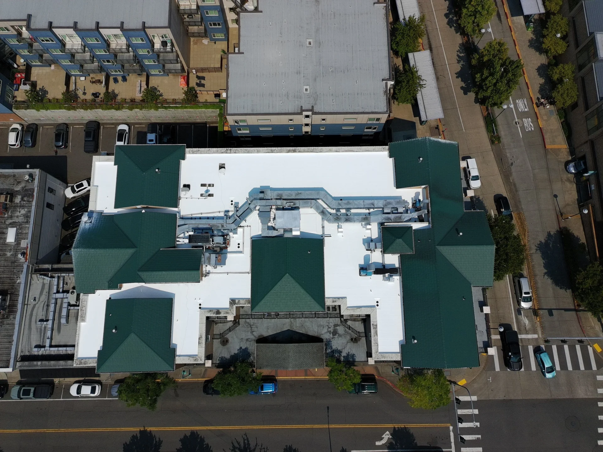 Commercial roof restoration