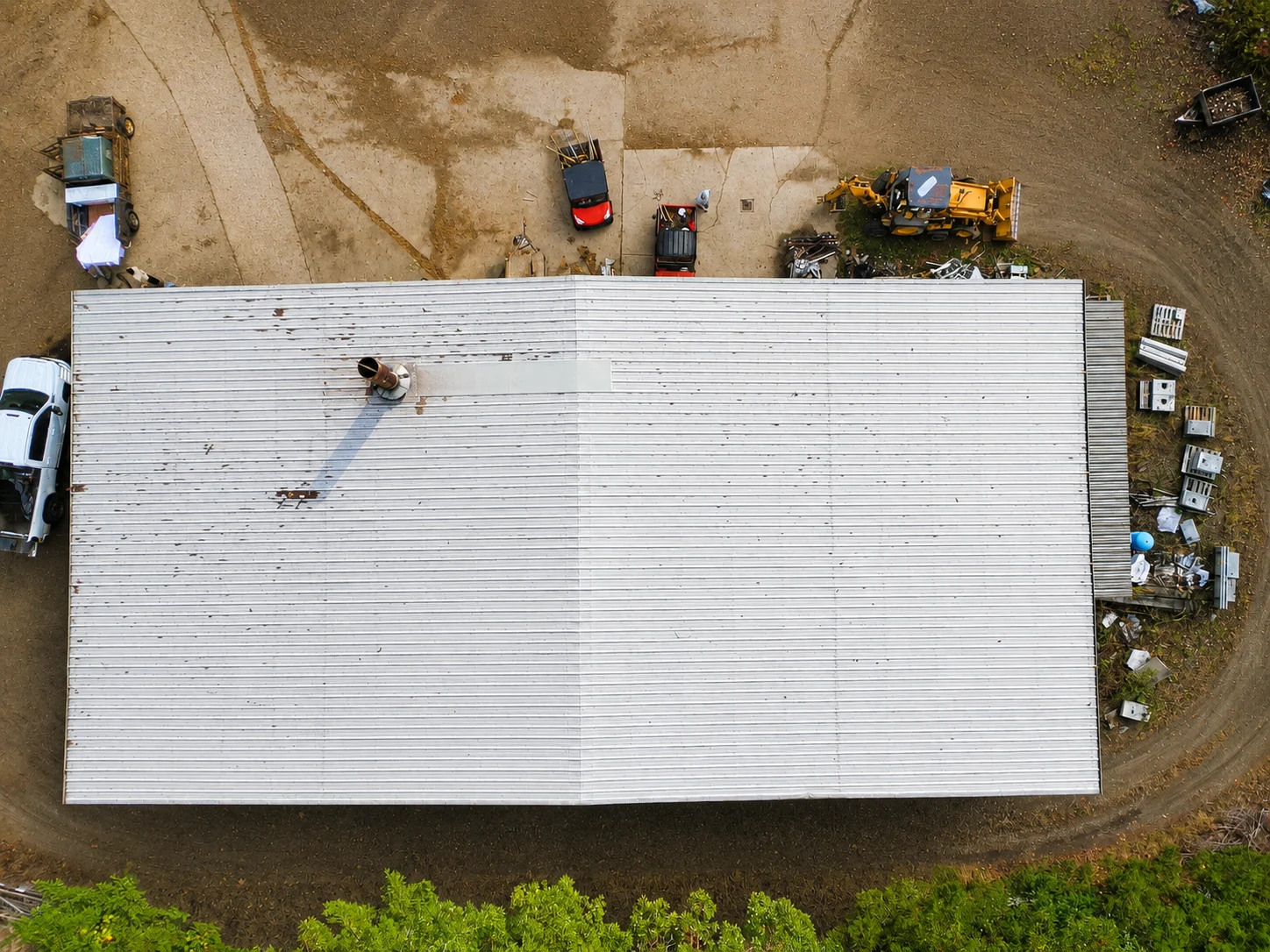 Commercial standing-seam metal roof